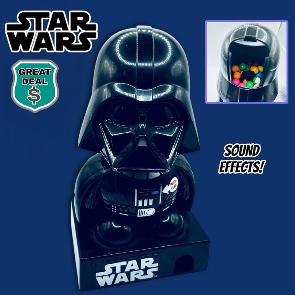 Vintage Star Wars Darth Vader Candy Dispenser Sound Effects 12" Rare Collectible